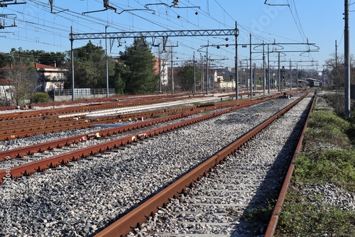 Benevento – Binari presso la Stazione Centrale photo