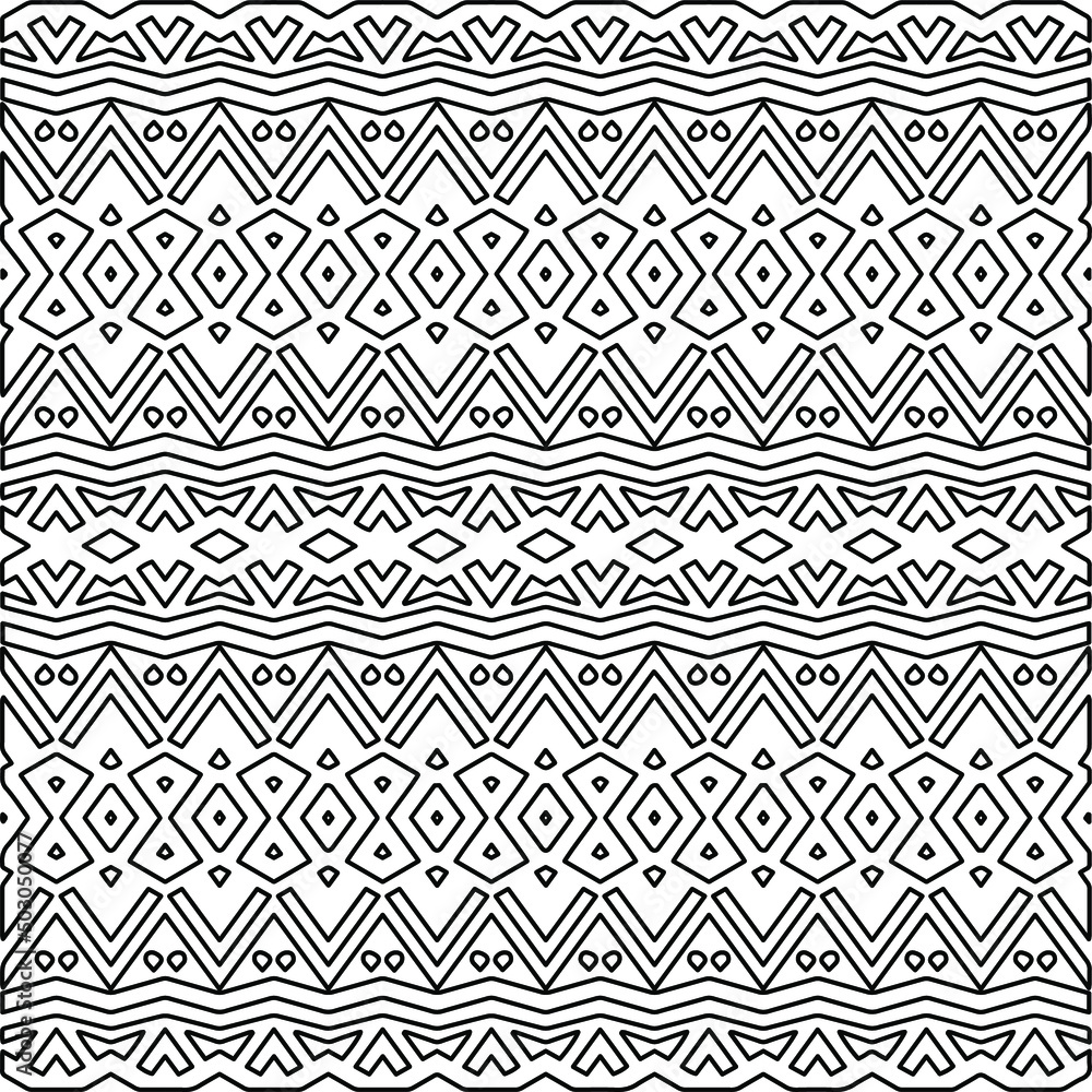 Stylish texture with figures from lines.
Abstract geometric black and white pattern for web page, textures, card, poster, fabric, textile. Monochrome graphic repeating design. Stylish texture with figures from lines.
Abstract geometric black and white pattern for web page, textures, card, poster, fabric, textile. Monochrome graphic repeating design.