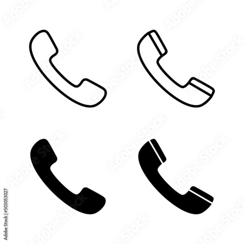 Call icons vector. telephone sign and symbol. phone icon. contact us