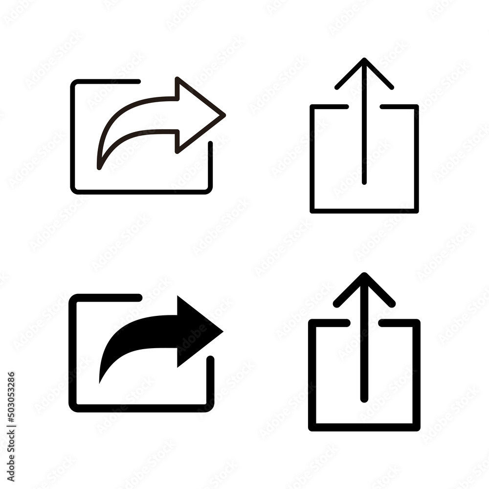Share icons vector. Sharing sign and symbol Share icons vector. Sharing sign and symbol