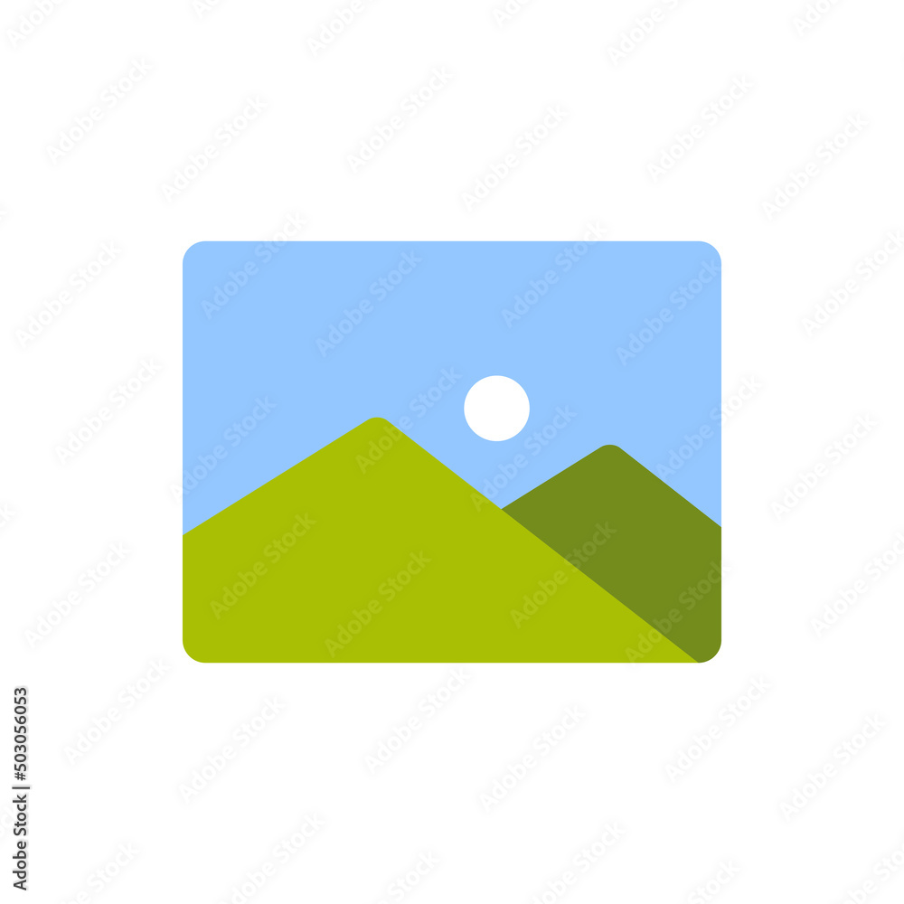 Image or Album, icon, Vector, Illustration. Image or Album, icon, Vector, Illustration.