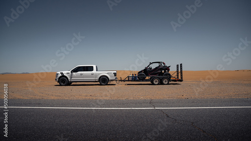 Truck Trailering a UTV photo
