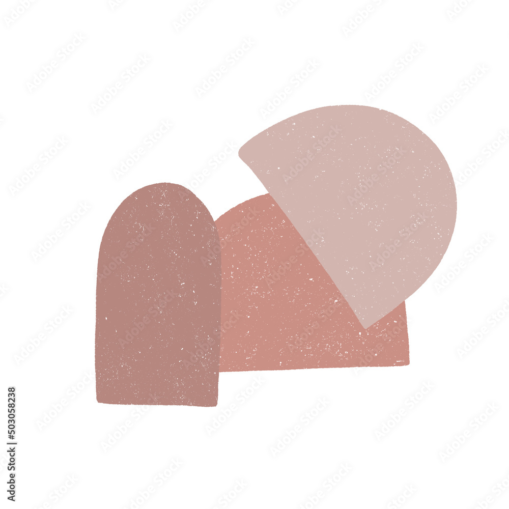 Abstract Organic Shape With Grainy Texture Abstract Organic Shape With Grainy Texture