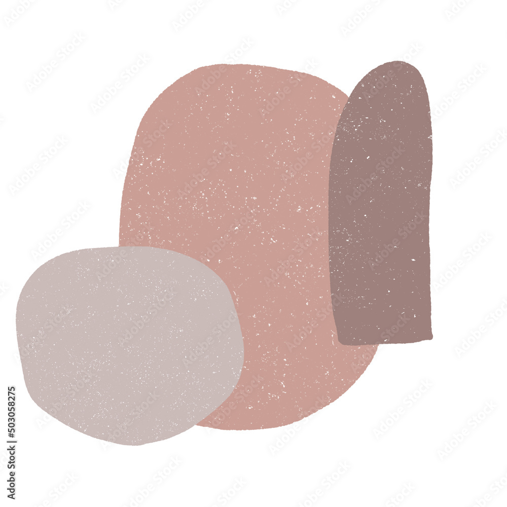 Abstract Organic Shape With Grainy Texture Abstract Organic Shape With Grainy Texture