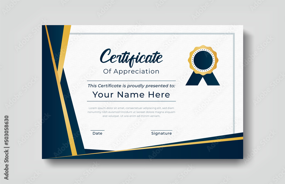 Blank Certificate Border Designs
