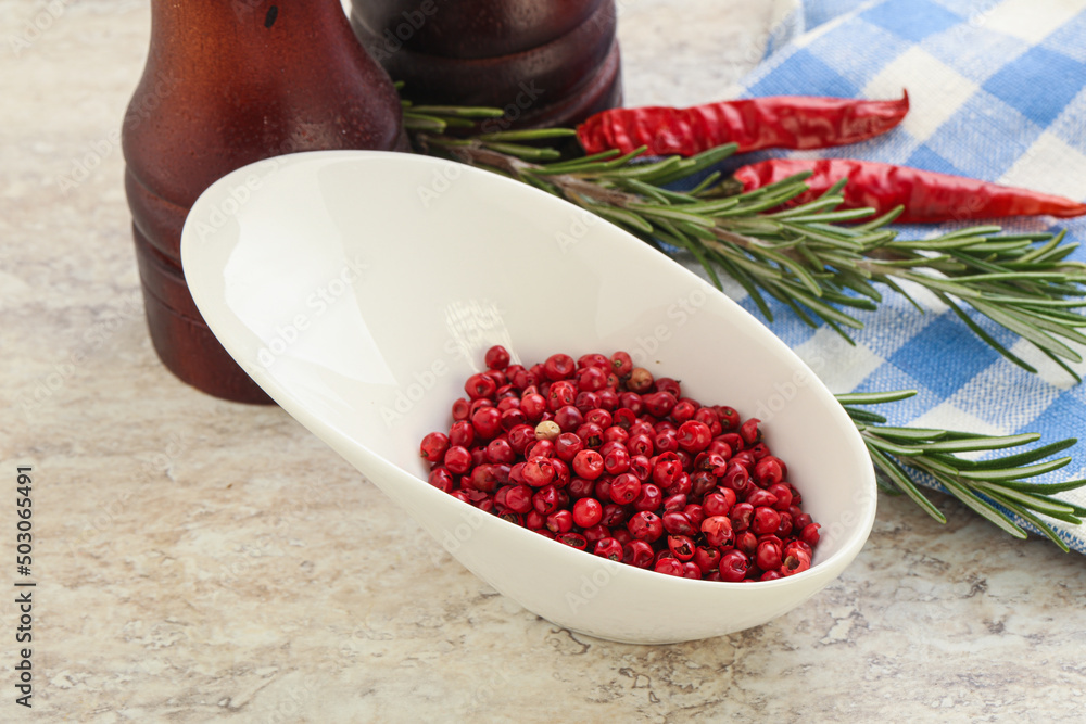 Red pepper corn seeds aroma Red pepper corn seeds aroma