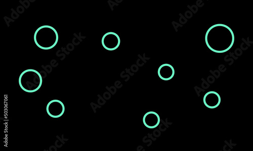 Power button of energy in the space. Earth hour background