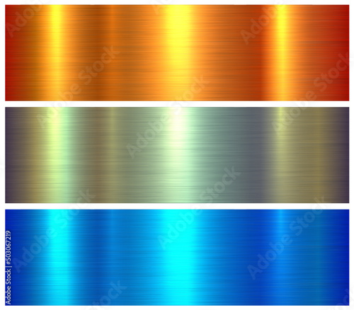 Metal silver steel texture background, brushed multicolored metallic texture plate pattern, vector illustration.