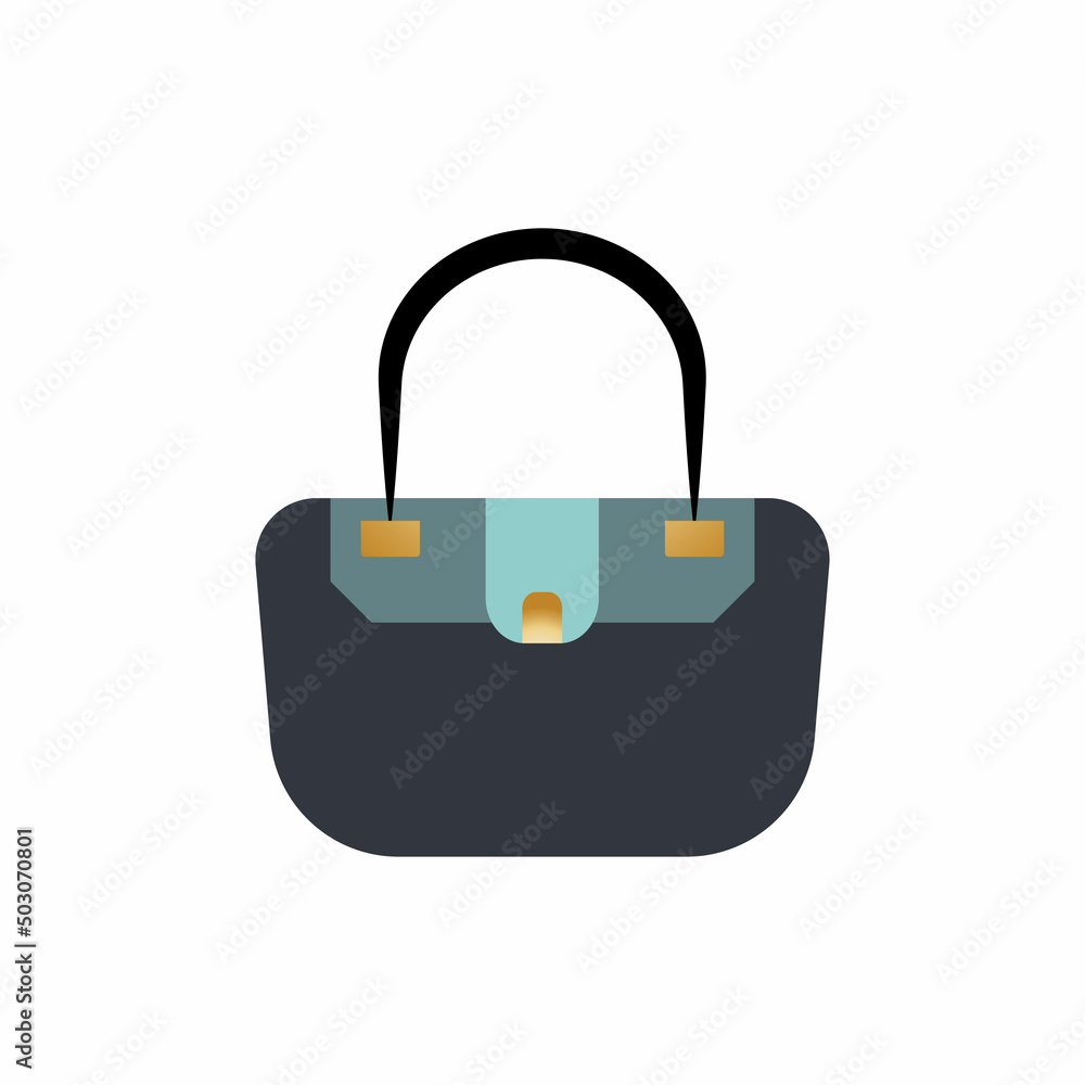 Woman bag icon vector background Woman bag icon vector background