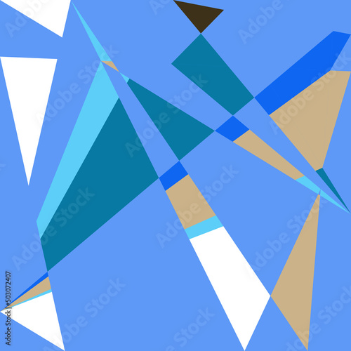 Geometric abstraction generative art background art illustration