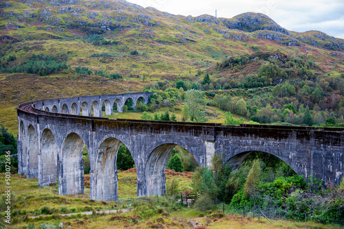 Glenfinnan viaduct in Scotland