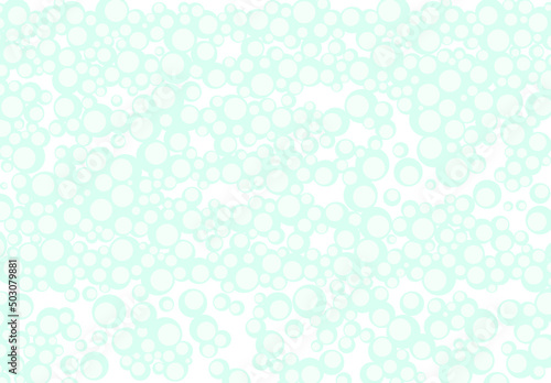 Bubbles vector seamless pattern. Soap texture background. Soft drinks's bubble.