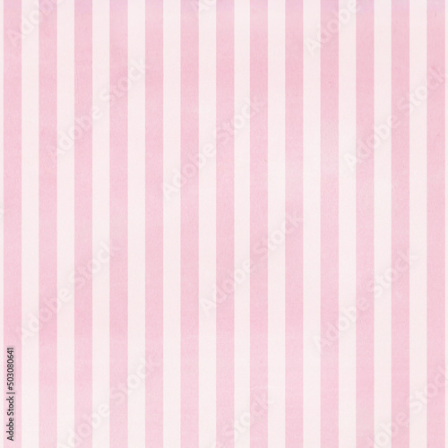 正方形 乙女かわいいピンク色の太ストライプ背景