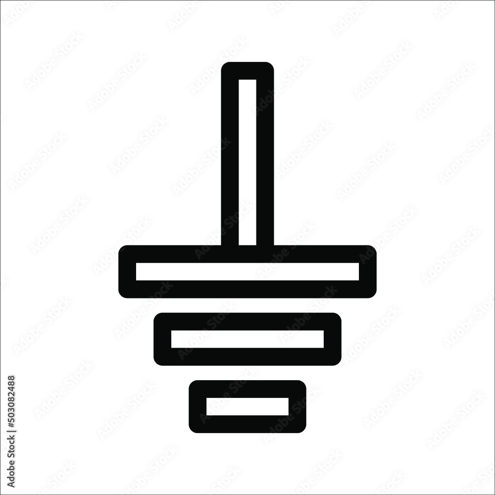 Electrical Earth Icon, Earth Symbol sign design, on white background, eps 10. Electrical Earth Icon, Earth Symbol sign design, on white background, eps 10.