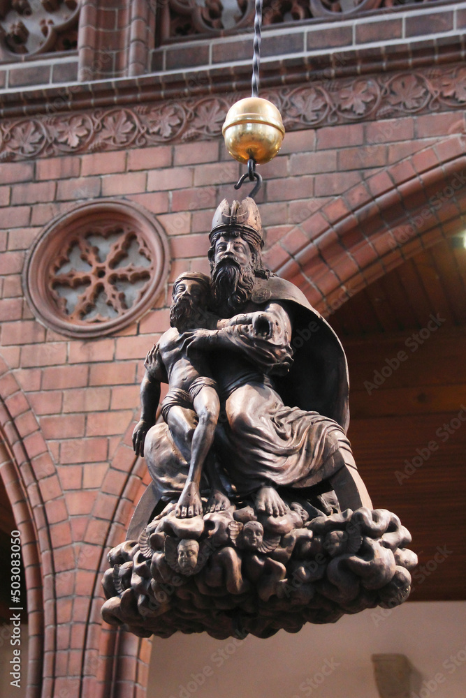 Obraz premium Berlino, Nikolaikirche, Chiesa di San Nicola