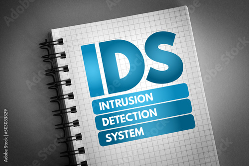Vászonkép IDS - Intrusion Detection System acronym, technology concept background