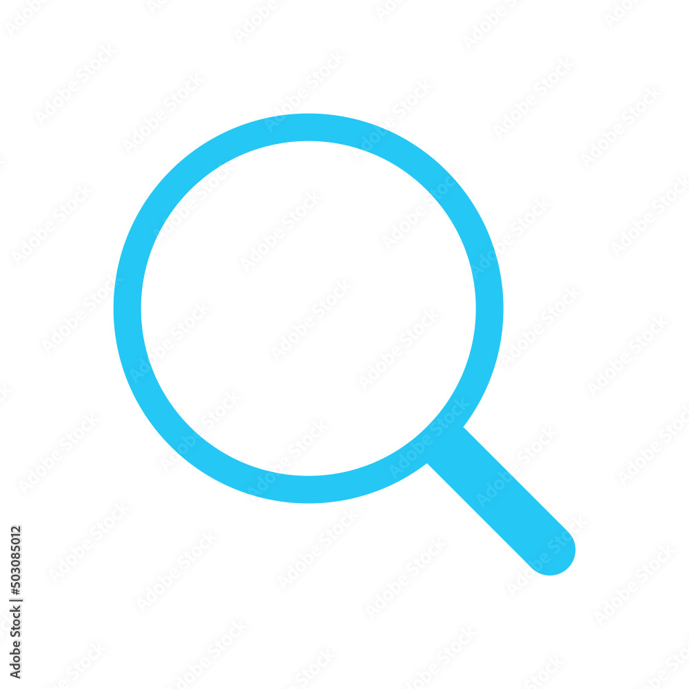Isolated search icon. UI and UX element of app and web. It use analogous color scheme, created as simple as possible to achieve minimal size but the quality of vector graphic is still maintained. Isolated search icon. UI and UX element of app and web. It use analogous color scheme, created as simple as possible to achieve minimal size but the quality of vector graphic is still maintained.