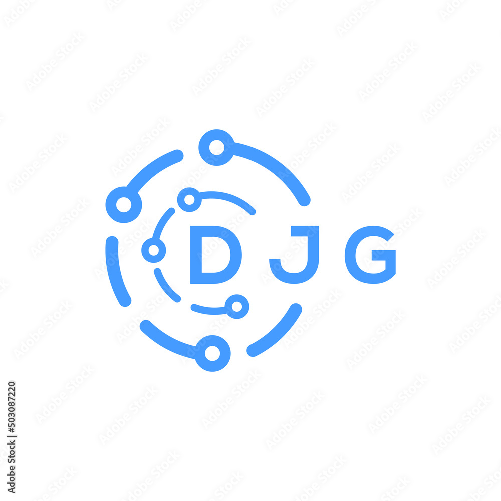 DJG technology letter logo design on white background. DJG creative initials technology letter logo concept. DJG technology letter design. DJG technology letter logo design on white background. DJG creative initials technology letter logo concept. DJG technology letter design.