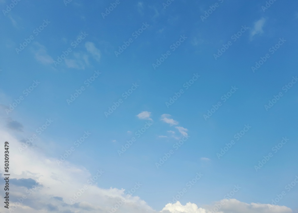 blue sky with clouds