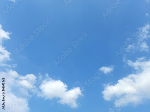 blue sky with clouds