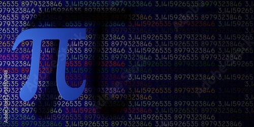 Canvas-taulu Happy PI day March 14th