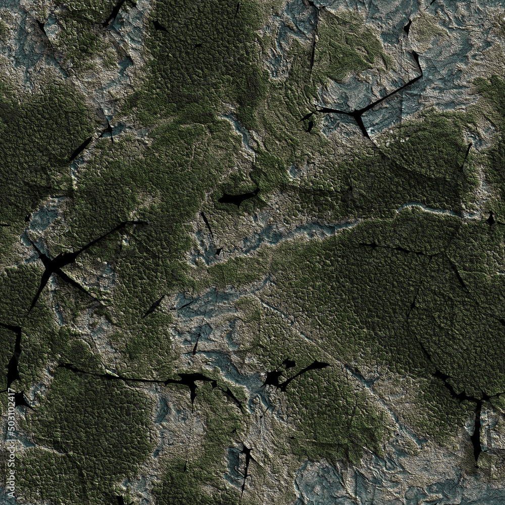 Obraz premium Cracked 3d texture