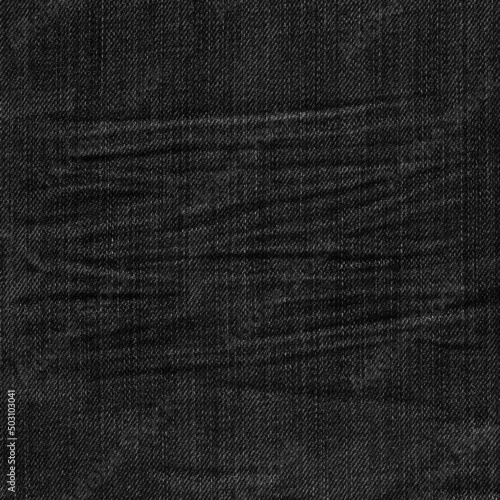 Obraz na płótnie Classic black rough denim backdrop. Scrapbook basis paper