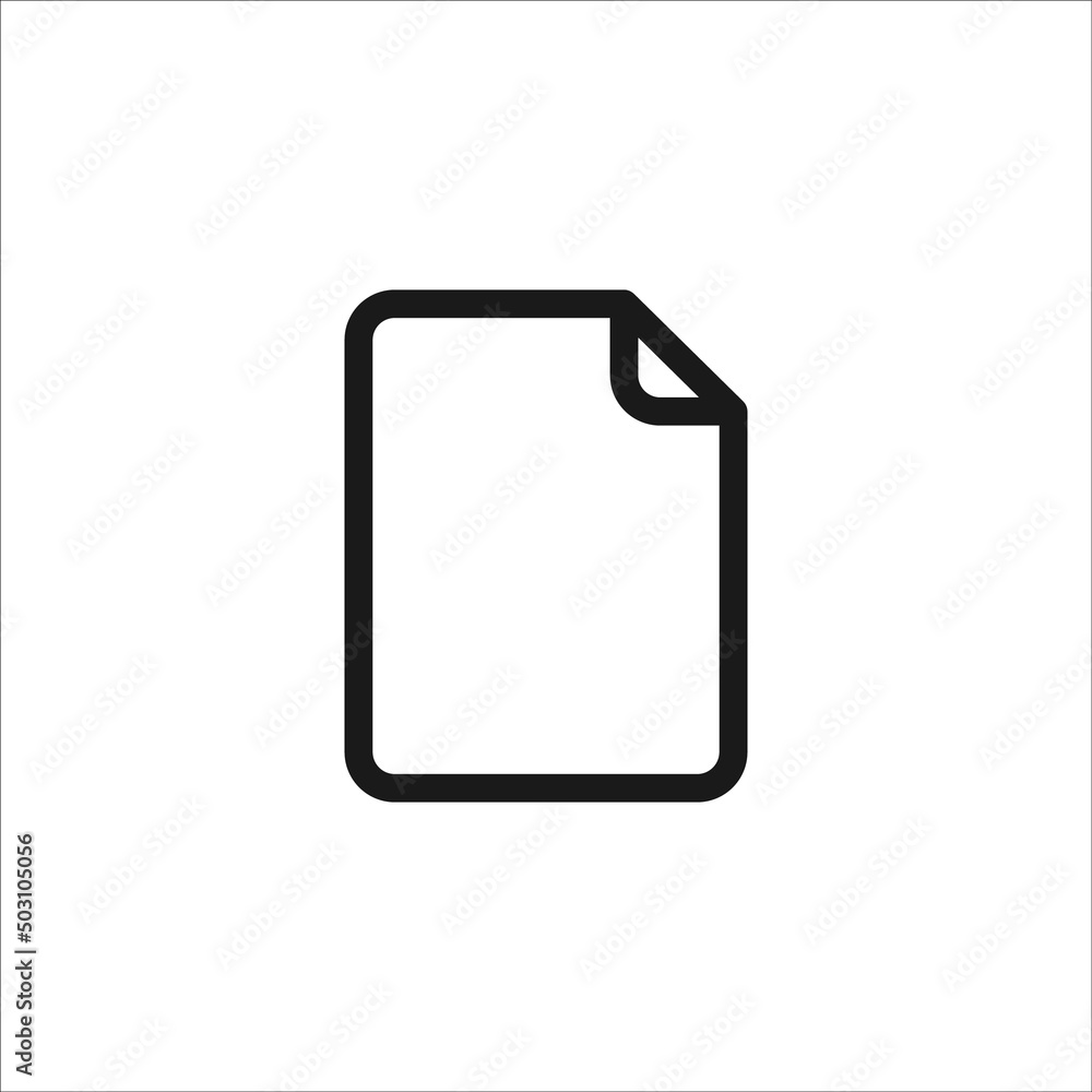 Sheet op blank paper icon. vector illustration Sheet op blank paper icon. vector illustration
