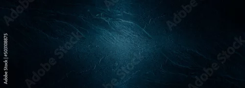Panel kuchenny z motywem Dark blue black slate background, Stones texture and background for display products.