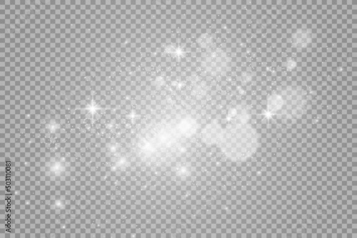 Brilliant gold dust vector shine. Glittering shiny ornaments for background. Vector illustration.