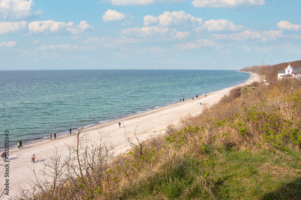 Beach Baltic resort (Ostseebad) Rerik in the state of Mecklenburg Western Pomerania (Mecklenburg Vorpommern) Germany