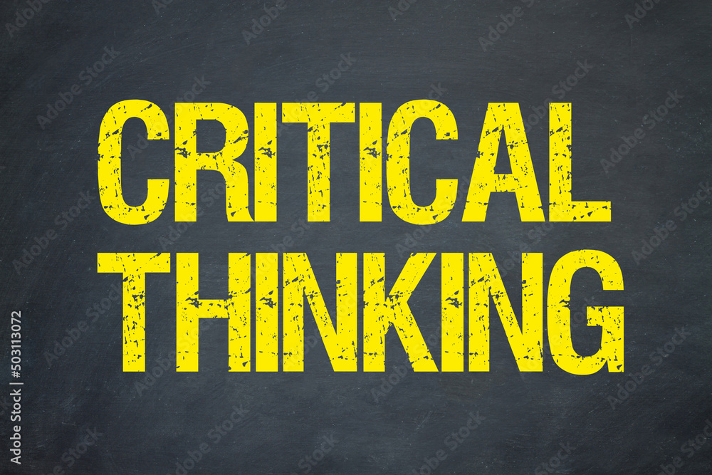 Critical thinking - obrazy, fototapety, plakaty 