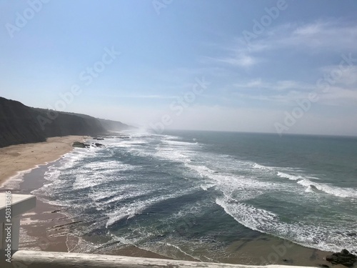 waves on the beach
