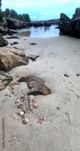 rocks on the beach