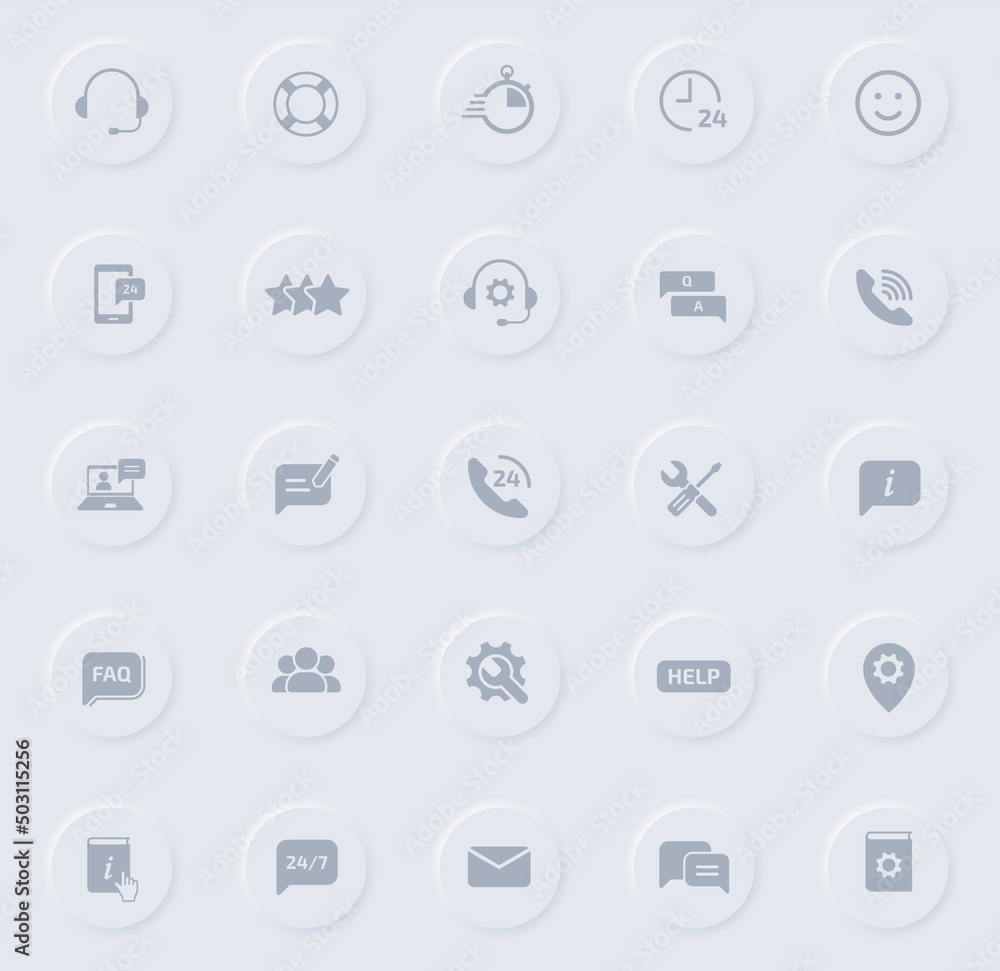 support gray glyph icons on round rubber buttons. support vector icons for web, mobile apps, ui design and promo business polygraphy support gray glyph icons on round rubber buttons. support vector icons for web, mobile apps, ui design and promo business polygraphy