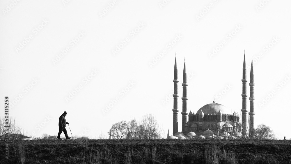 Obraz premium blue mosque