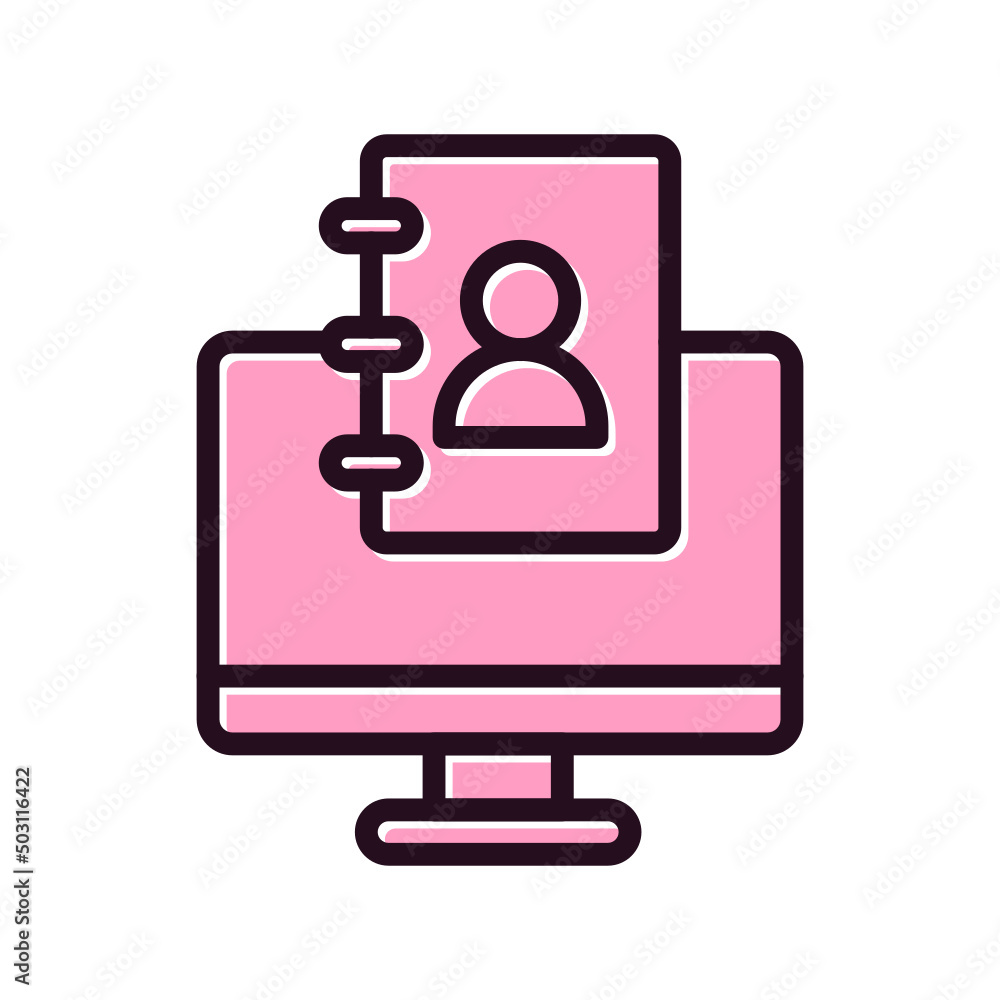 Obraz premium Contact Icon