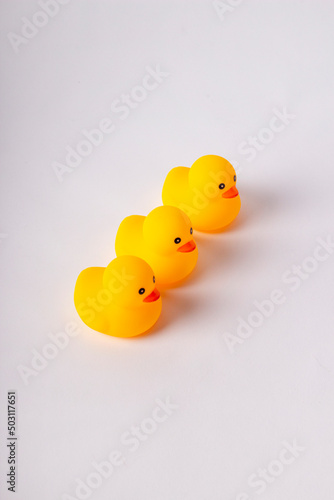 Yellow funny duck