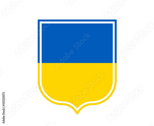 Free Download Ukraine Emblem Design Flag National Europe Abstract Symbol Vector illustration - GFXLoad