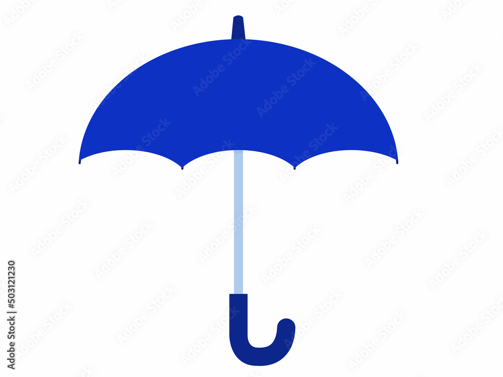 Illustration of a simple umbrella mark Illustration of a simple umbrella mark