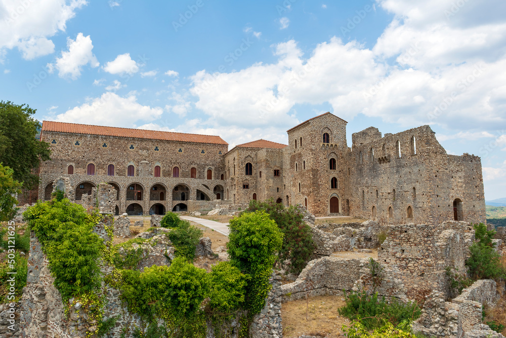 The Palace of the Despots at the upper Town of Mystras