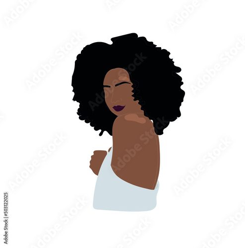 Illustration of a beautiful girl