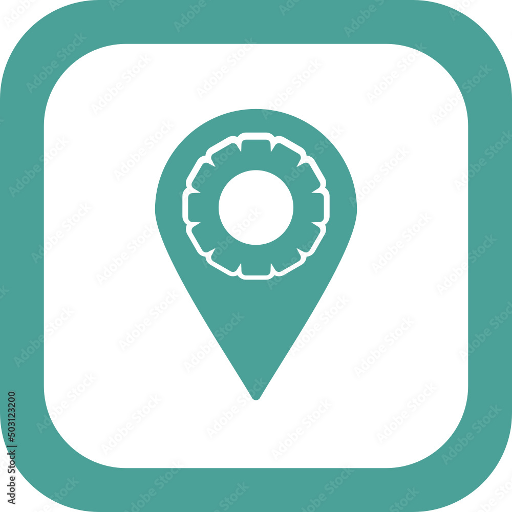Obraz premium Location Pin Icon
