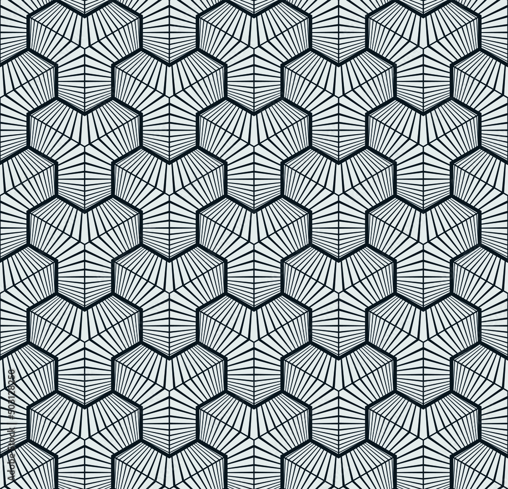 Obraz premium Seamless geometric vector pattern background