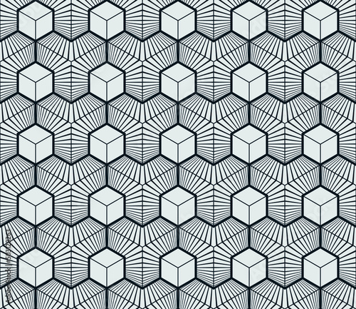 Seamless geometric vector pattern background