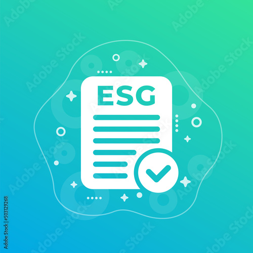 ESG document icon for web