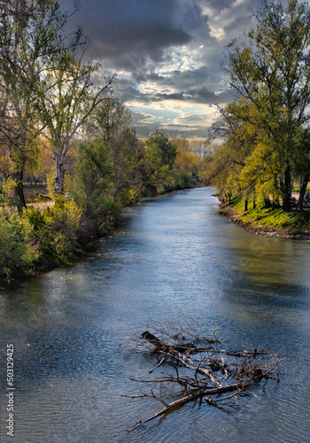 Beautiful landscape with a river