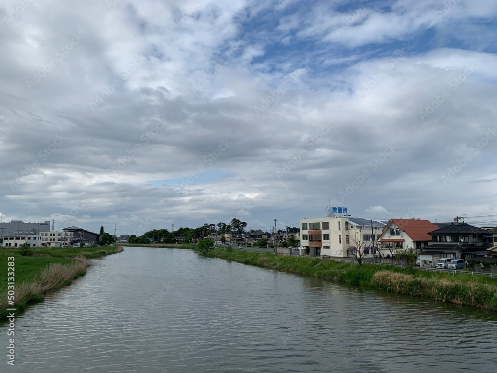 Fototapeta premium 北春日部の風景