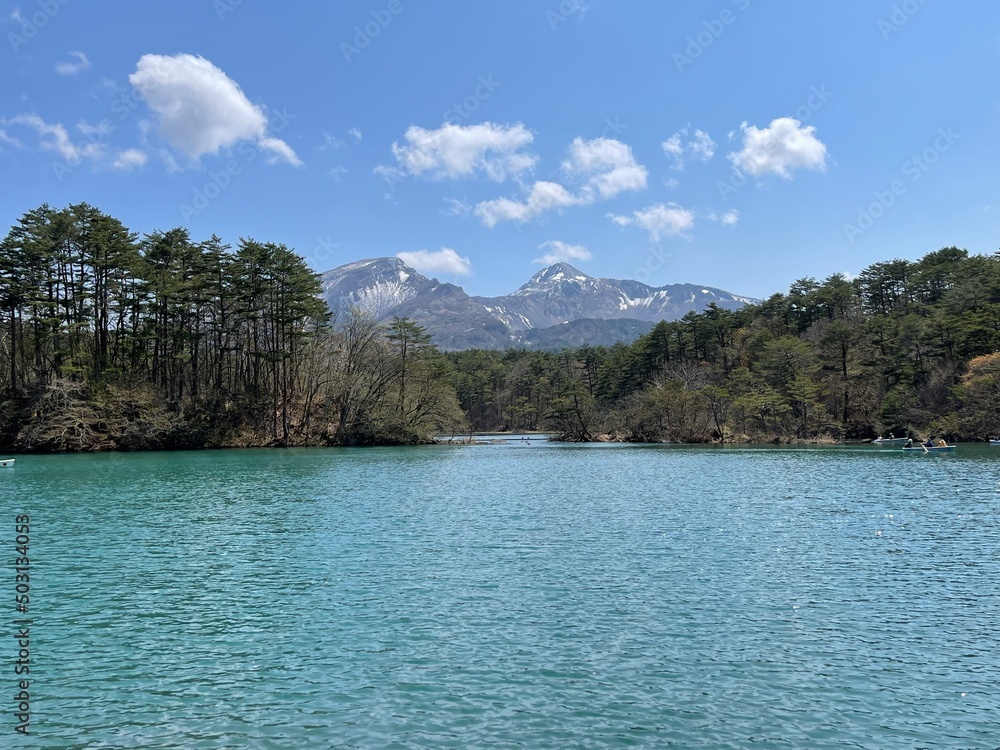 2022年5月の福島県裏磐梯の五色沼 2022年5月の福島県裏磐梯の五色沼