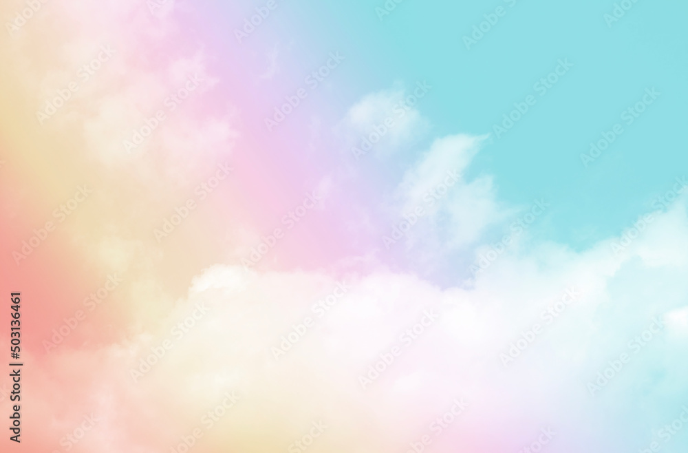 Sky and clouds in pastel tones for graphic design or wallpaper Sky and clouds in pastel tones for graphic design or wallpaper